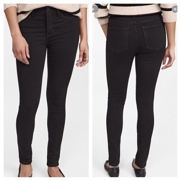 MADEWELL JEANS ROADTRIPPER BLACK JEANS - Picture 1 of 9